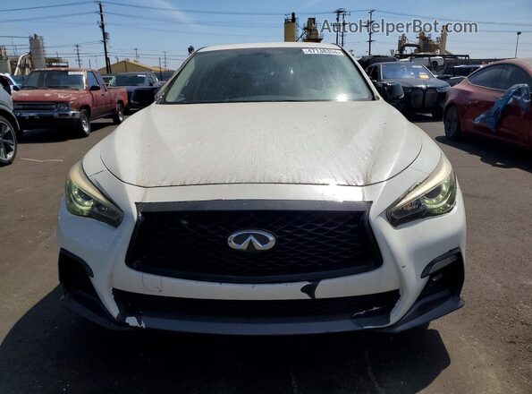 JN1EV7AP5JM364584 2018 INFINITI Q50 White Vista frontal