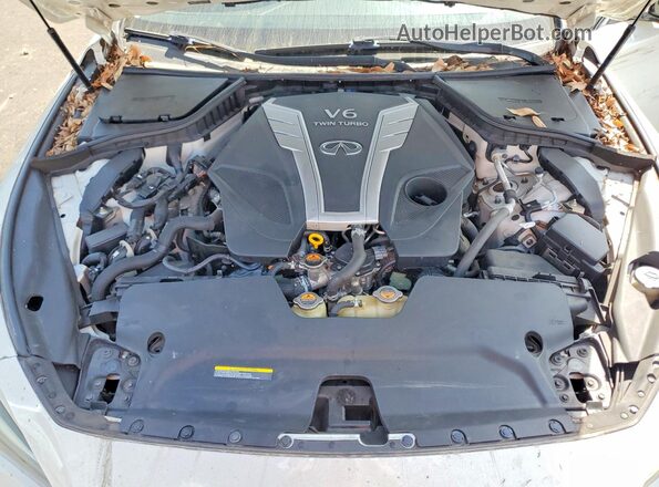 JN1EV7AP5JM364584 2018 INFINITI Q50 White Vista interior trasera