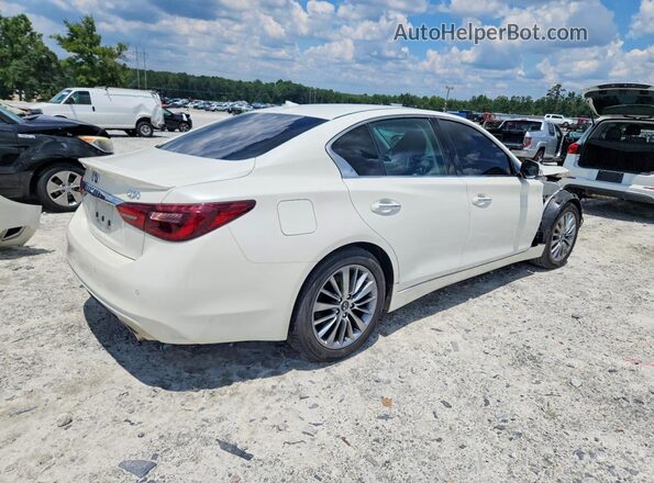JN1EV7AP5JM365301 2018 INFINITI Q50 Белый Задняя правая четверть