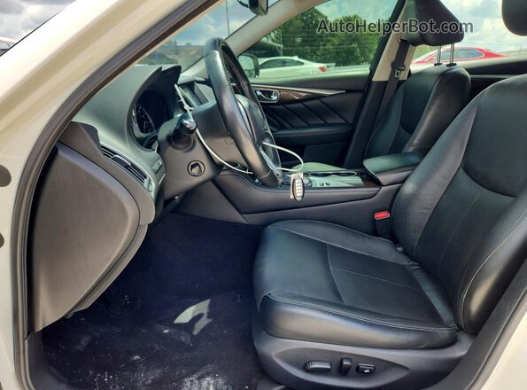 JN1EV7AP5JM365301 2018 INFINITI Q50 Белый Вид салона спереди