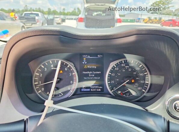 JN1EV7AP5JM365301 2018 INFINITI Q50 Белый Вид щитка приборов