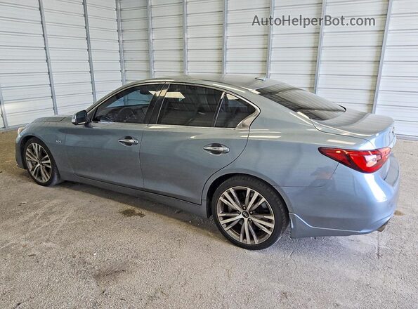 JN1EV7AP5JM591175 2018 INFINITI Q50 Blue Trasero izquierdo