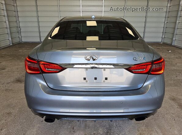 JN1EV7AP5JM591175 2018 INFINITI Q50 Blue Vista trasera