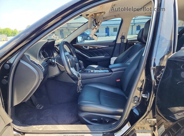 JN1EV7AP5KM513755 2019 INFINITI Q50 Black Widok wnętrza z przodu