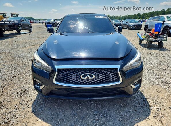 JN1EV7AP5KM513755 2019 INFINITI Q50 Black Widok z przodu