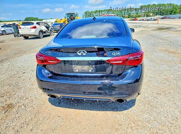 JN1EV7AP5KM513755 2019 INFINITI Q50 Black Widok z tyłu