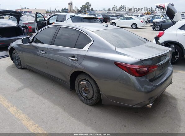 JN1EV7AP5KM513870 2019 INFINITI Q50 Gray Trasero izquierdo