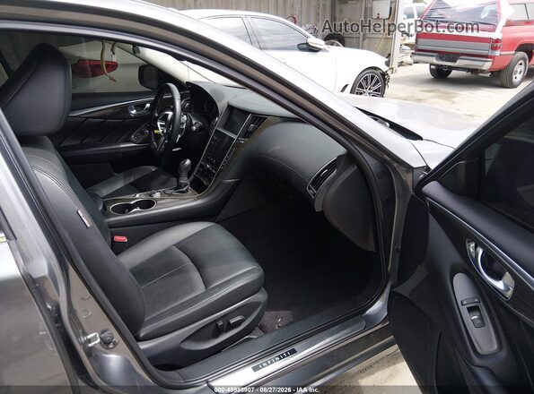 JN1EV7AP5KM513870 2019 INFINITI Q50 Gray Vista interior delantera