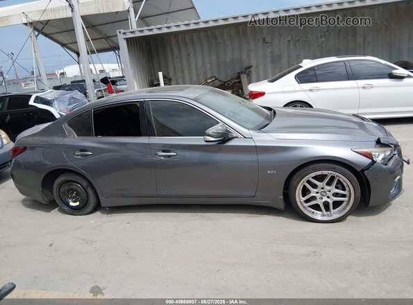JN1EV7AP5KM513870 2019 INFINITI Q50 Gray Vista interior trasera