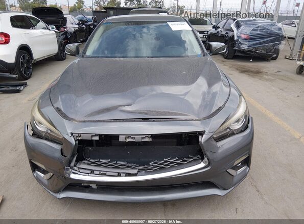 JN1EV7AP5KM513870 2019 INFINITI Q50 Gray Vista frontal