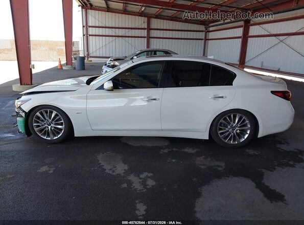 JN1EV7AP5KM516025 2019 INFINITI Q50 White 