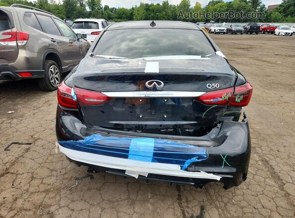 JN1EV7AP5LM201243 2020 INFINITI Q50 Black Հետևի տեսք