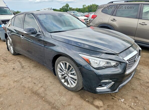 JN1EV7AP5LM201243 2020 INFINITI Q50 Black Առջևի աջ