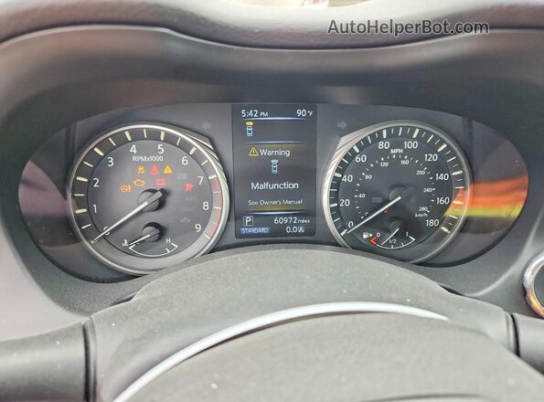 JN1EV7AP5LM201243 2020 INFINITI Q50 Black Սարքավորումների վահանակի տեսք