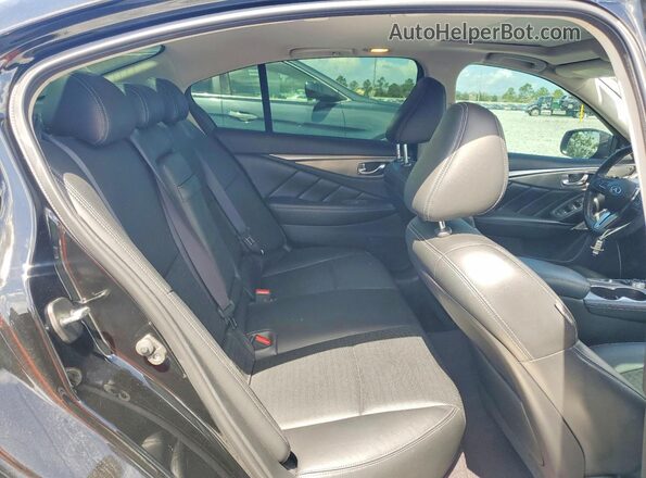 JN1EV7AP5LM203297 2020 INFINITI Q50 Black Vista de los asientos traseros