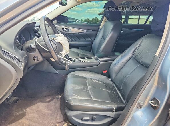 JN1EV7AP6HM730725 2017 INFINITI Q50 Blue Front interior view