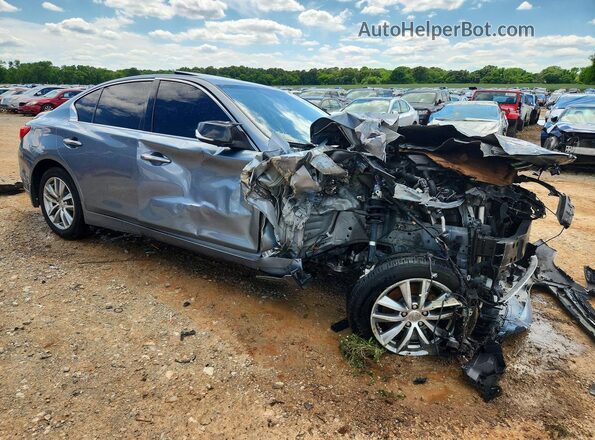 JN1EV7AP6HM730725 2017 INFINITI Q50 Blue Front right