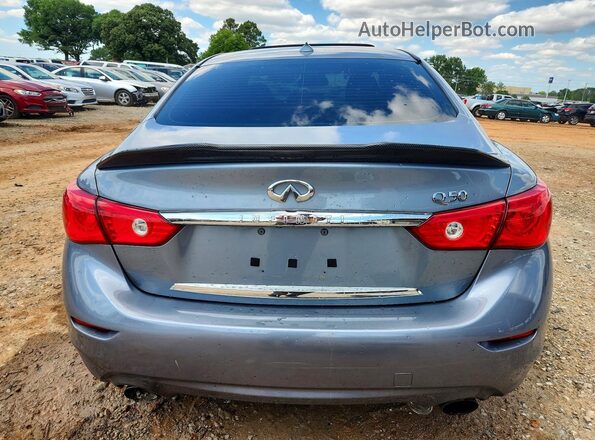 JN1EV7AP6HM730725 2017 INFINITI Q50 Blue Rear view