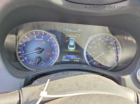 JN1EV7AP6HM737495 2017 INFINITI Q50 Black Vista del cuadro de instrumentos