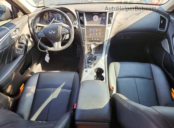 JN1EV7AP6HM737495 2017 INFINITI Q50 Black Vista del salpicadero