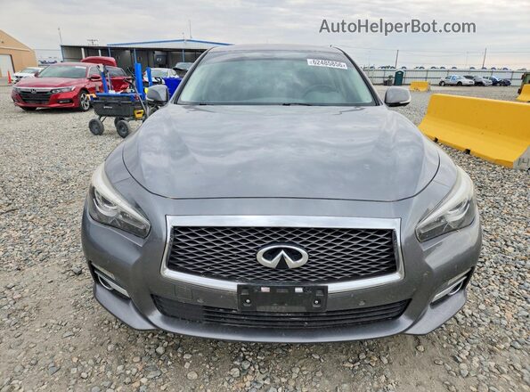 JN1EV7AP6HM742390 2017 INFINITI Q50 Gray Вид спереду