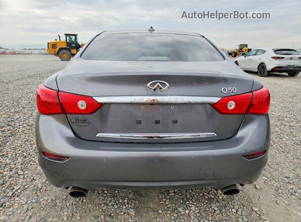 JN1EV7AP6HM742390 2017 INFINITI Q50 Gray Вид ззаду