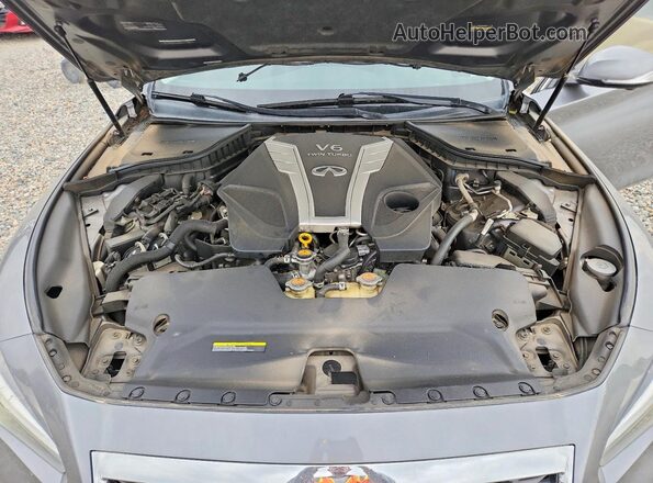 JN1EV7AP6HM742390 2017 INFINITI Q50 Gray Вид задньої частини салону