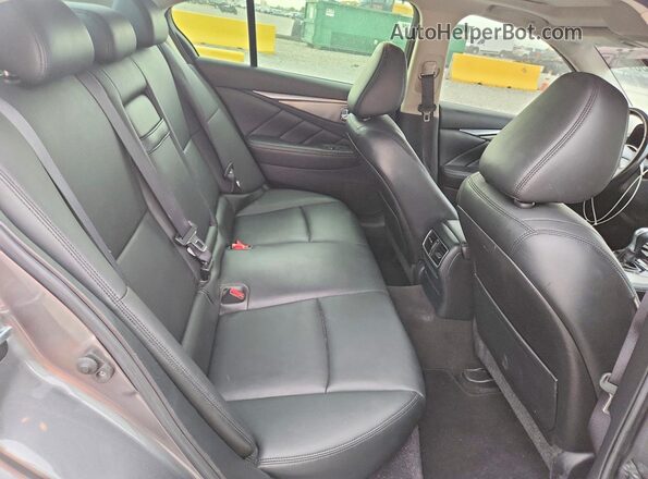 JN1EV7AP6HM742390 2017 INFINITI Q50 Gray Вид задніх сидінь