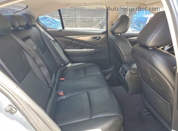 JN1EV7AP6JM356641 2018 INFINITI Q50 Blue Հետևի նստատեղերի տեսք