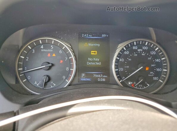 JN1EV7AP6JM356641 2018 INFINITI Q50 Blue Սարքավորումների վահանակի տեսք