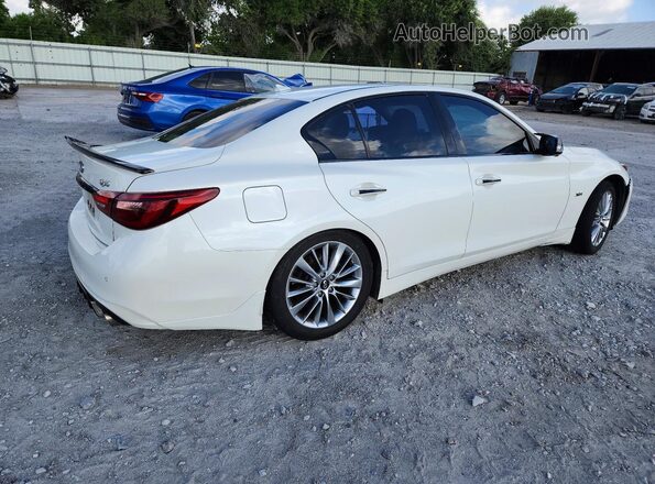 JN1EV7AP6JM361063 2018 INFINITI Q50 Белый Задняя правая четверть