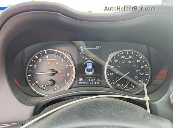 JN1EV7AP6JM361063 2018 INFINITI Q50 Белый Вид щитка приборов