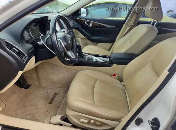 JN1EV7AP6JM361063 2018 INFINITI Q50 Белый Вид салона спереди