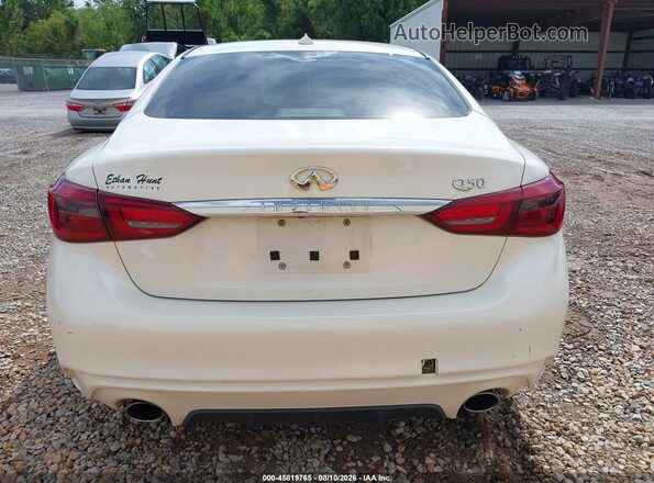 JN1EV7AP6JM362939 2018 INFINITI Q50 White 