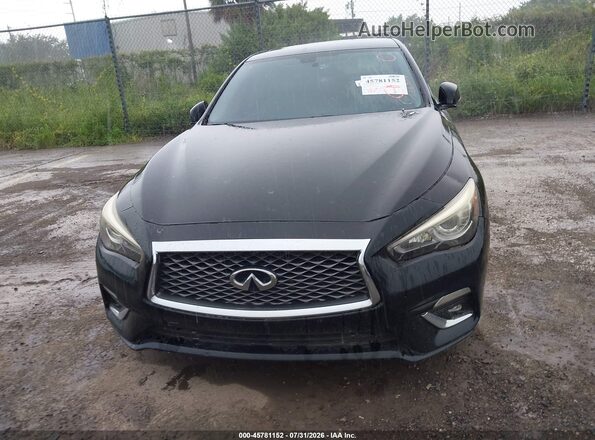 JN1EV7AP6JM363119 2018 INFINITI Q50 Black Vista frontal
