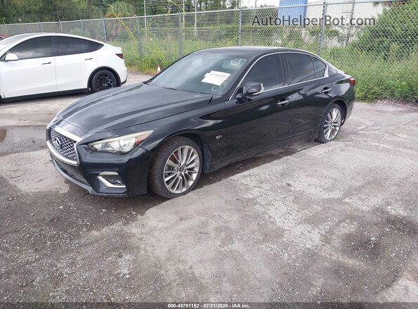JN1EV7AP6JM363119 2018 INFINITI Q50 Black Vista tres cuartos delantera izquierda