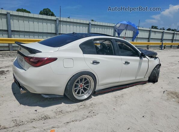 JN1EV7AP6JM363203 2018 INFINITI Q50 White Trasero derecho