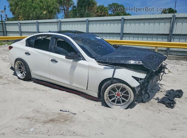 JN1EV7AP6JM363203 2018 INFINITI Q50 White Delantero derecho