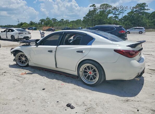 JN1EV7AP6JM363203 2018 INFINITI Q50 White Trasero izquierdo