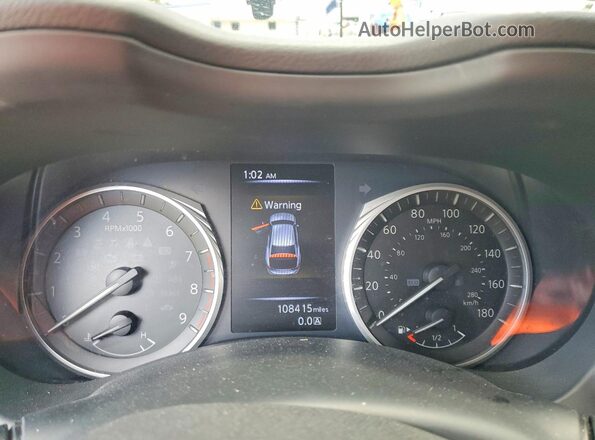 JN1EV7AP6JM363203 2018 INFINITI Q50 White Vista del cuadro de instrumentos