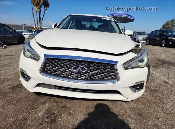 JN1EV7AP6LM207682 2020 INFINITI Q50 White Դիմացի տեսք