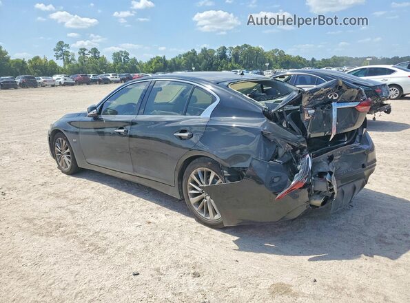 JN1EV7AP7JM351092 2018 INFINITI Q50 Black Trasero izquierdo