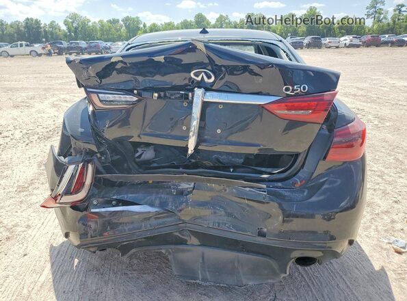 JN1EV7AP7JM351092 2018 INFINITI Q50 Black Vista trasera