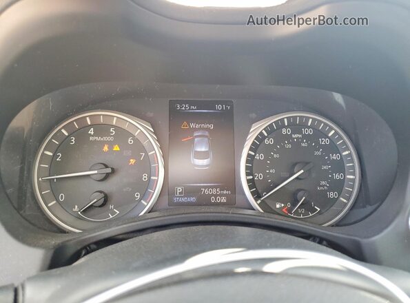 JN1EV7AP7JM351092 2018 INFINITI Q50 Black Vista del cuadro de instrumentos