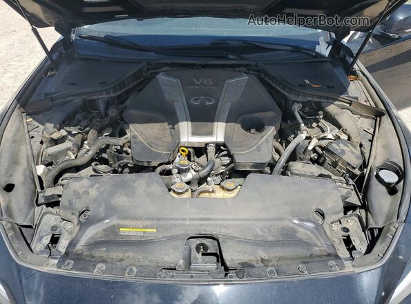 JN1EV7AP7JM351092 2018 INFINITI Q50 Black Vista interior trasera