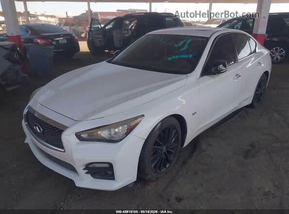JN1EV7AP7JM354056 2018 INFINITI Q50 Белый Передняя левая четверть