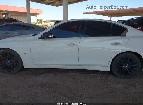JN1EV7AP7JM354056 2018 INFINITI Q50 Белый Вид задней части салона