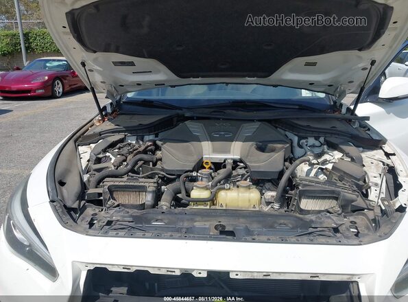 JN1EV7AP7JM360732 2018 INFINITI Q50 Белый Вид сзади