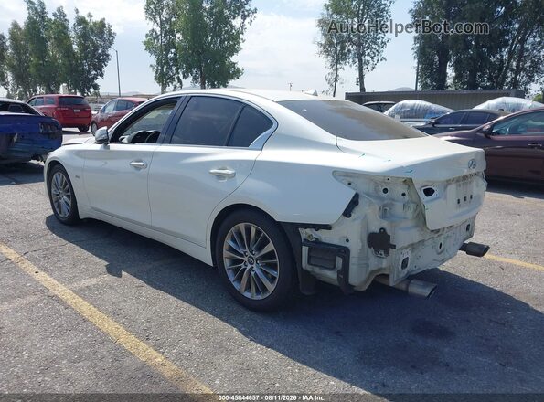 JN1EV7AP7JM360732 2018 INFINITI Q50 Белый Задняя левая четверть