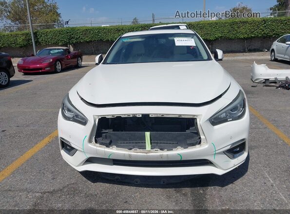 JN1EV7AP7JM360732 2018 INFINITI Q50 Белый Вид задней части салона